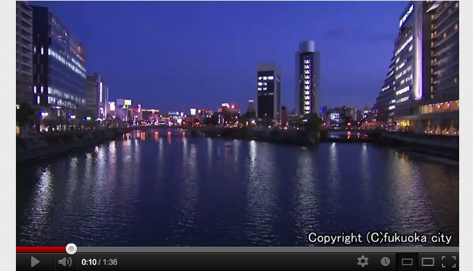 福岡市、YouTubeに映像素材を福岡市映像ソースライブラリを公開！